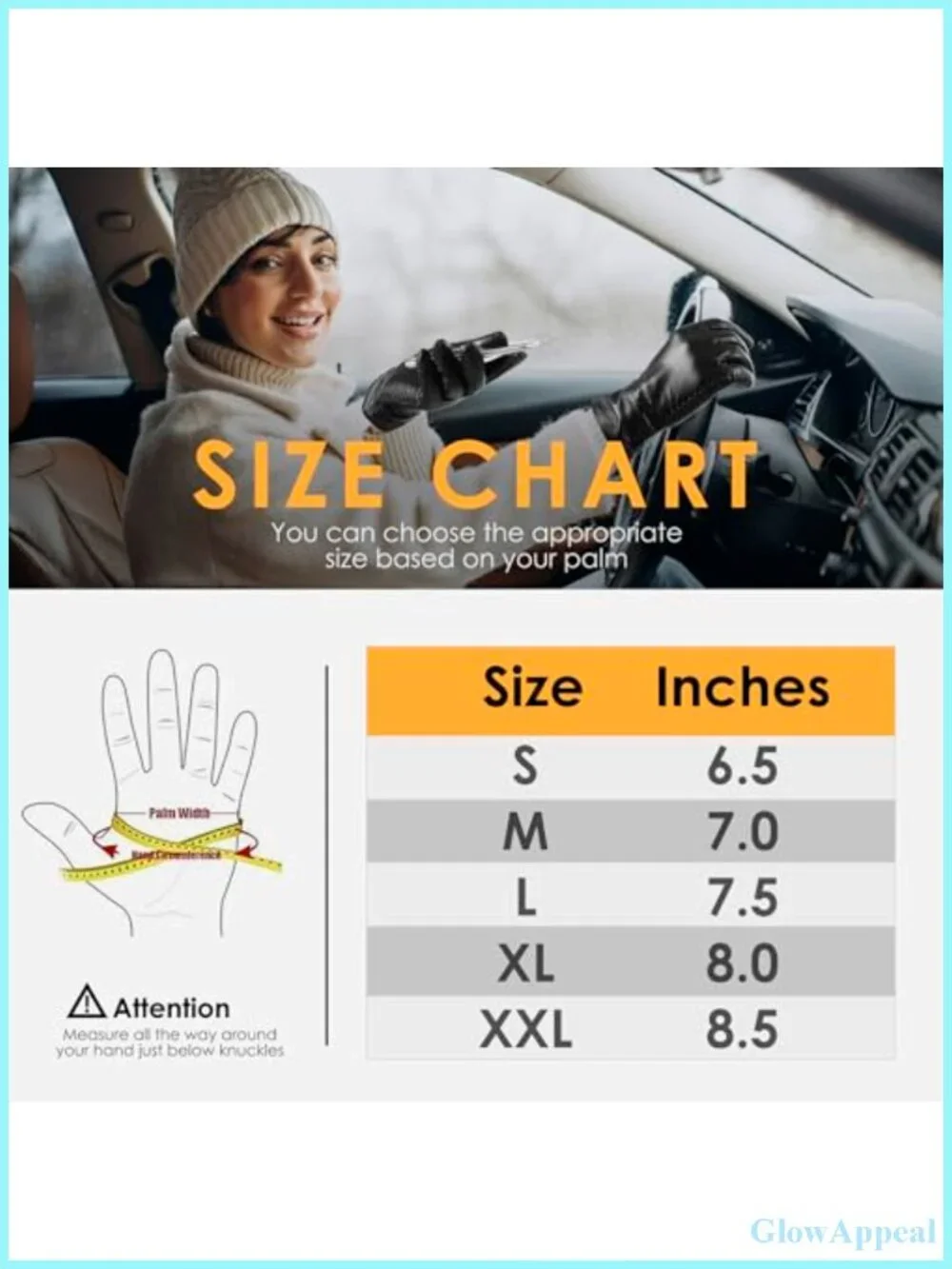 Genuine Leather Gloves Women Warm Cashmere Lined Touchscreen Texting
